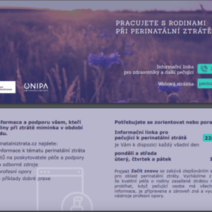 Letáček k perinatální ztrátě