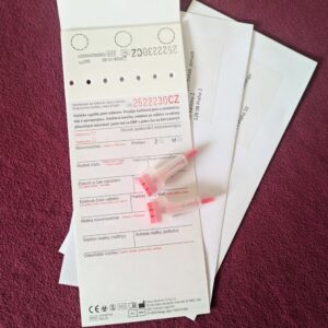 Sada na odběr z patičky na novorozenecký laboratorní screening